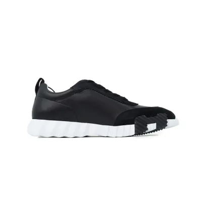 Hermes Bouncing Sneaker Noir Leather 02