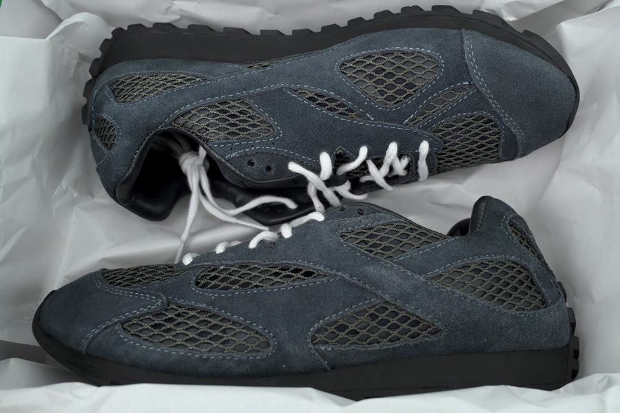 Bottega Veneta Orbit Sneakers Black Gray