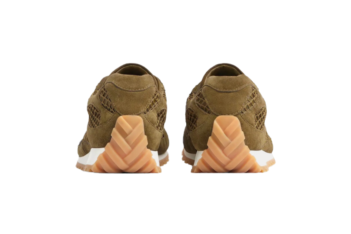 Bottega Veneta Orbit Sneakers Military Green Brown