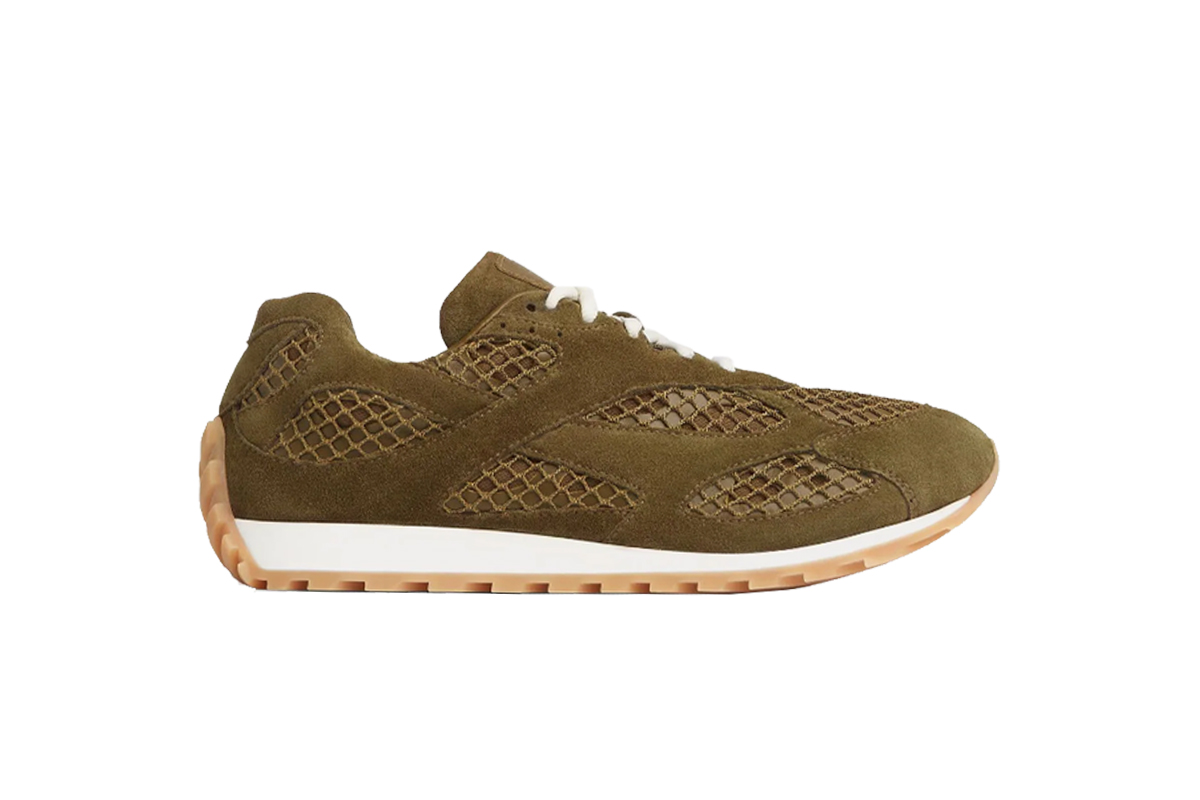 Bottega Veneta Orbit Sneakers Military Green Brown