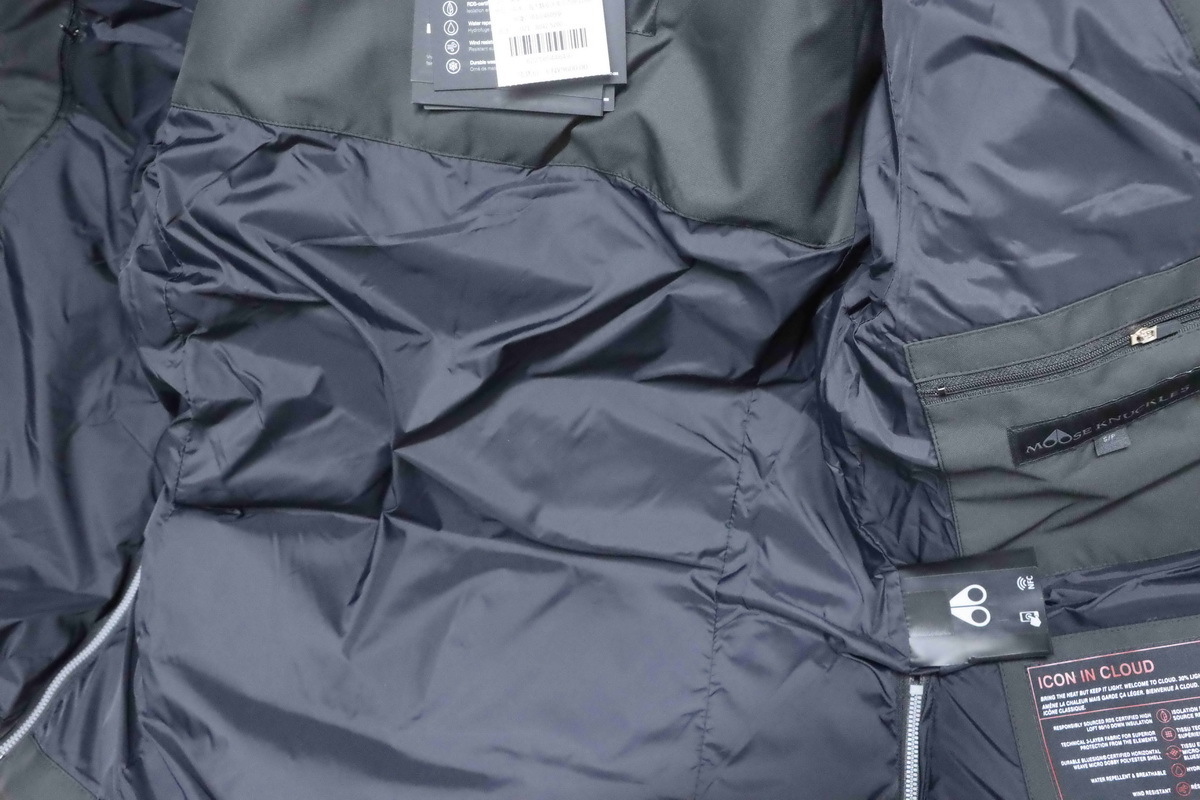 Moose Knuckles Cloud 3Q Down Puffer Jacket Black
