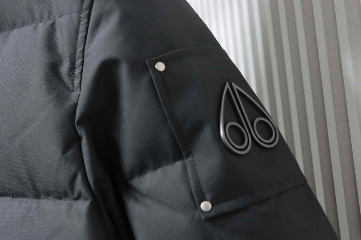 Moose Knuckles Cloud 3Q Down Puffer Jacket Black