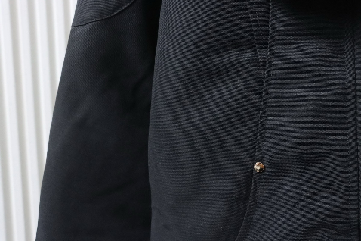 Moose Knuckles Gold Capsule Grand Metis Mid-length Down Parka #01-Black