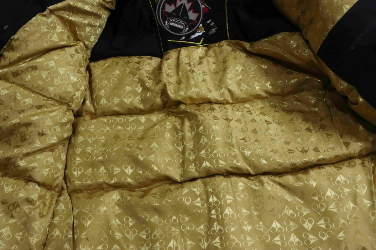 Moose Knuckles Men's Business Gold Scissors Down Jacket #01-Black