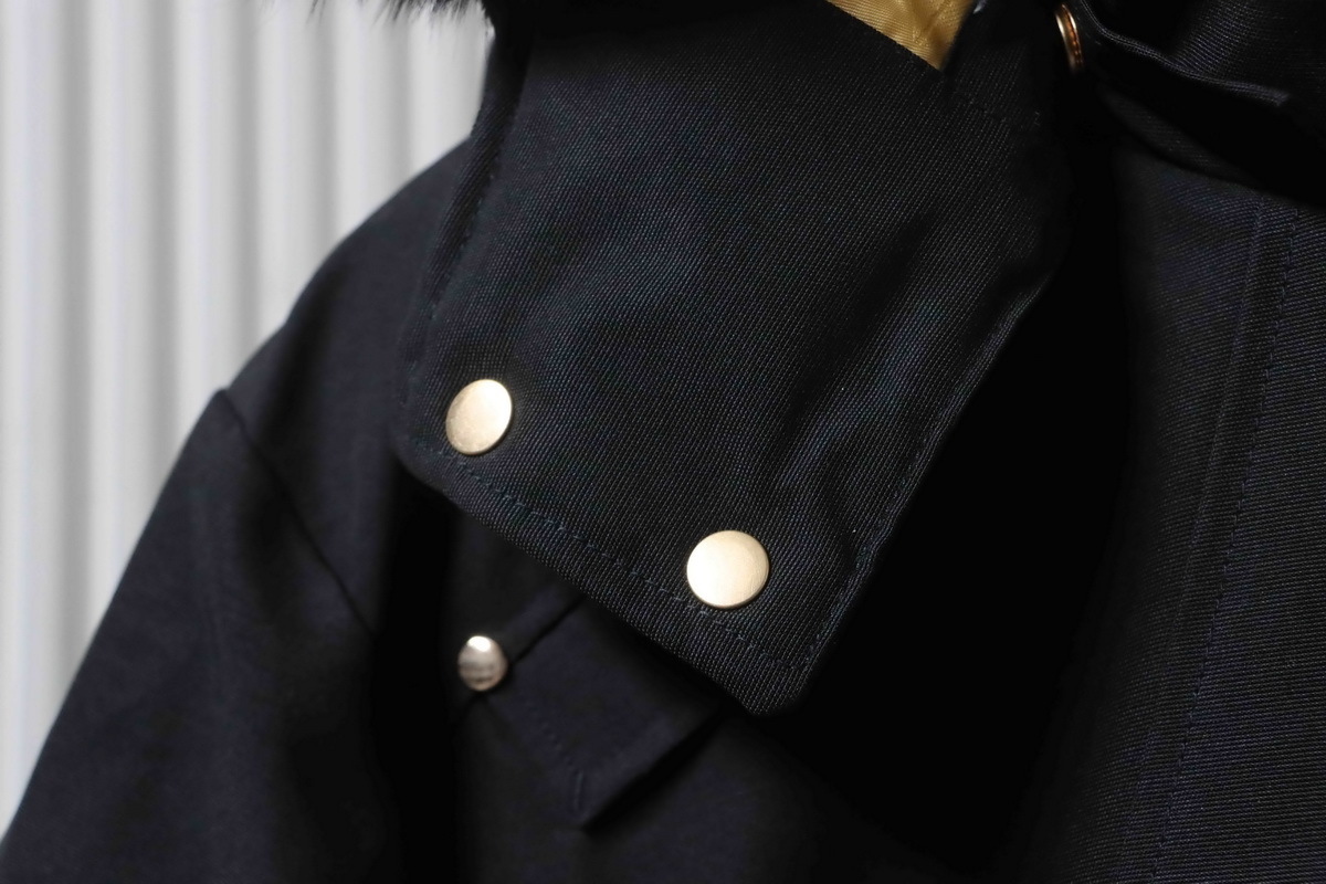 Moose Knuckles Short Bomber Down Jacket #02-Black