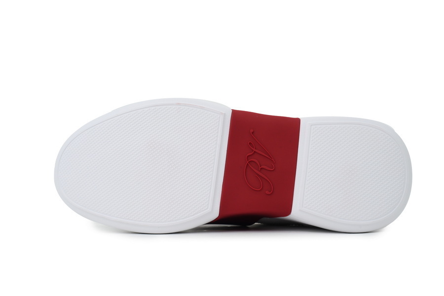 Roger Vivier White And Red Buttons