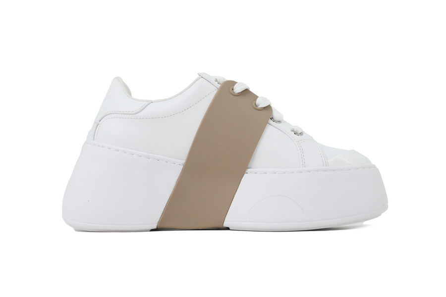 Roger Vivier White Brown Buckle