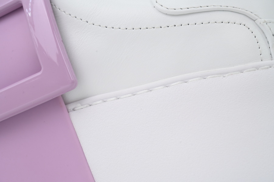 Roger Vivier White Purple Buckle