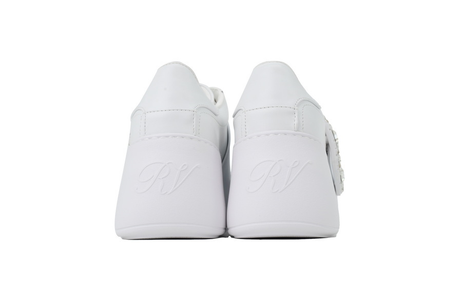 Roger Vivier White Silver Buckle