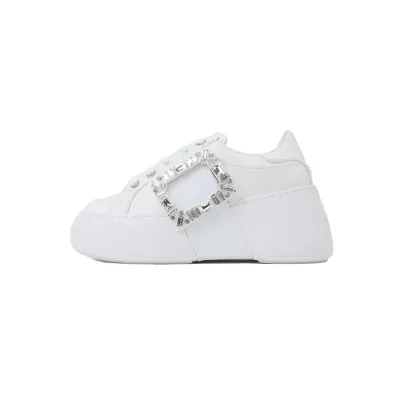 Roger Vivier White Silver Buckle 01