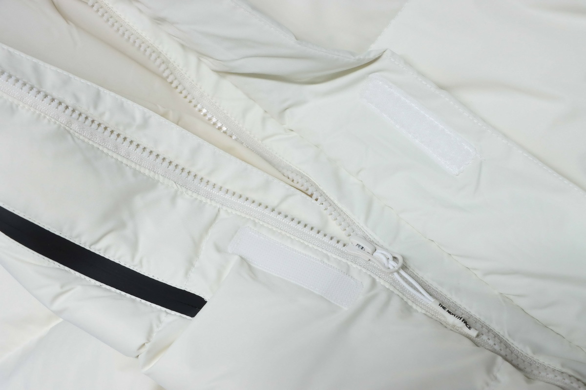 The North Face Long Nuptse Parka White