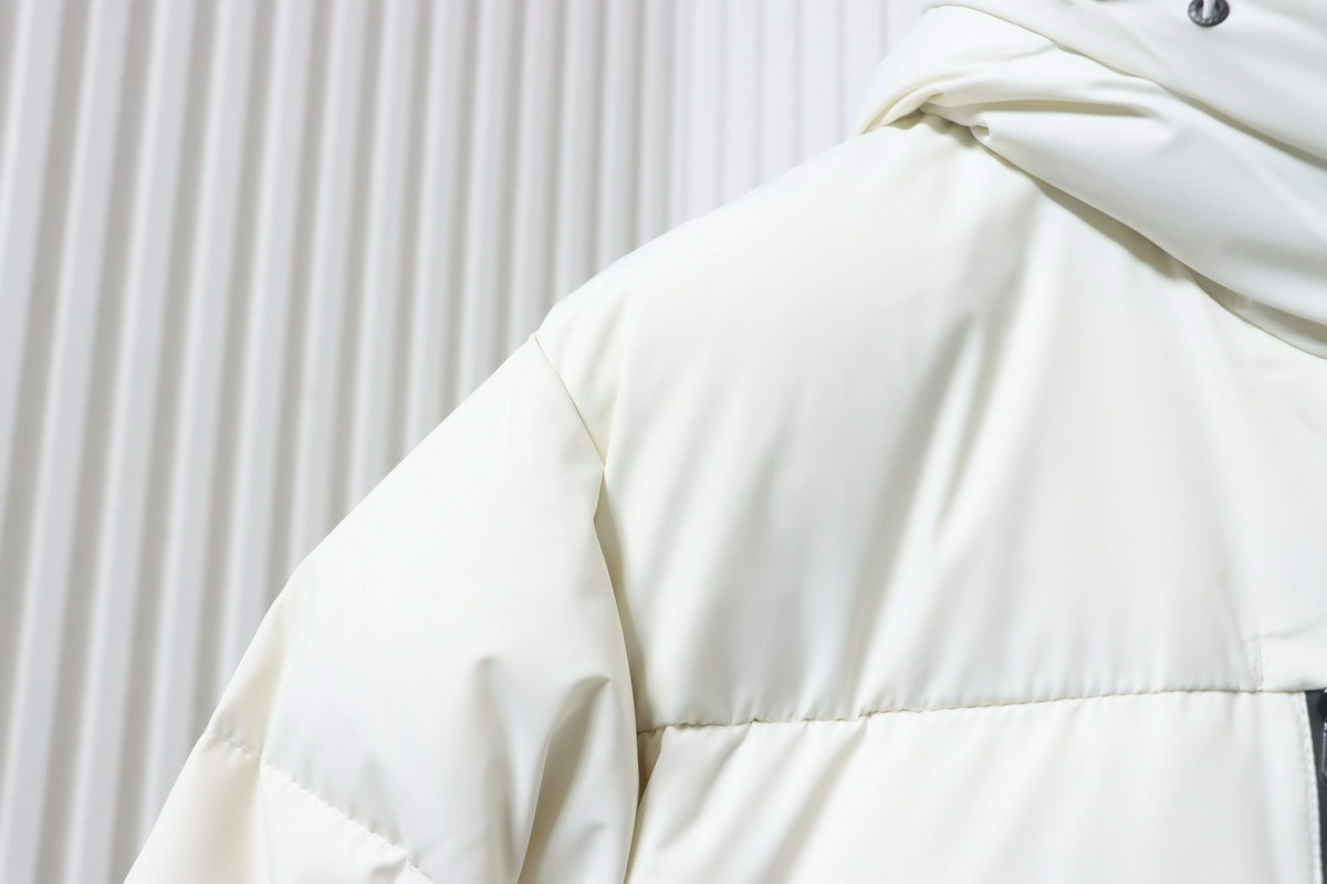 The North Face Long Nuptse Parka White