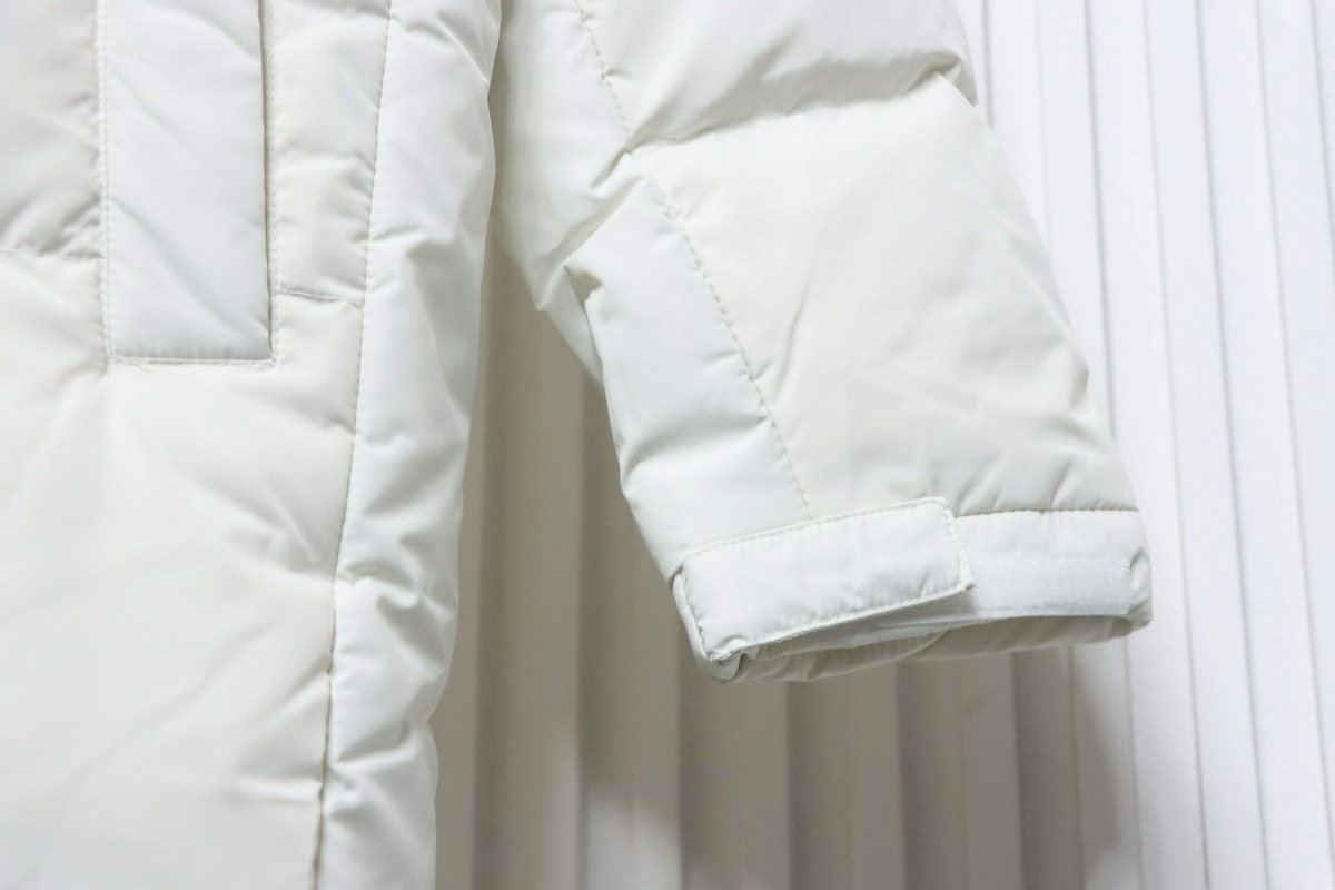 The North Face Long Nuptse Parka White