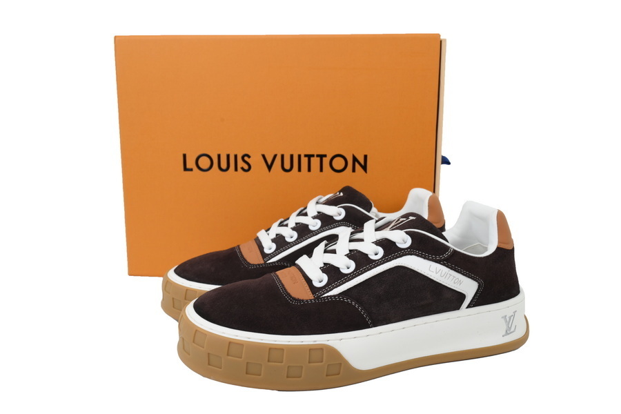 Louis Vuitton LV Tilted Sneaker Coffee Brown