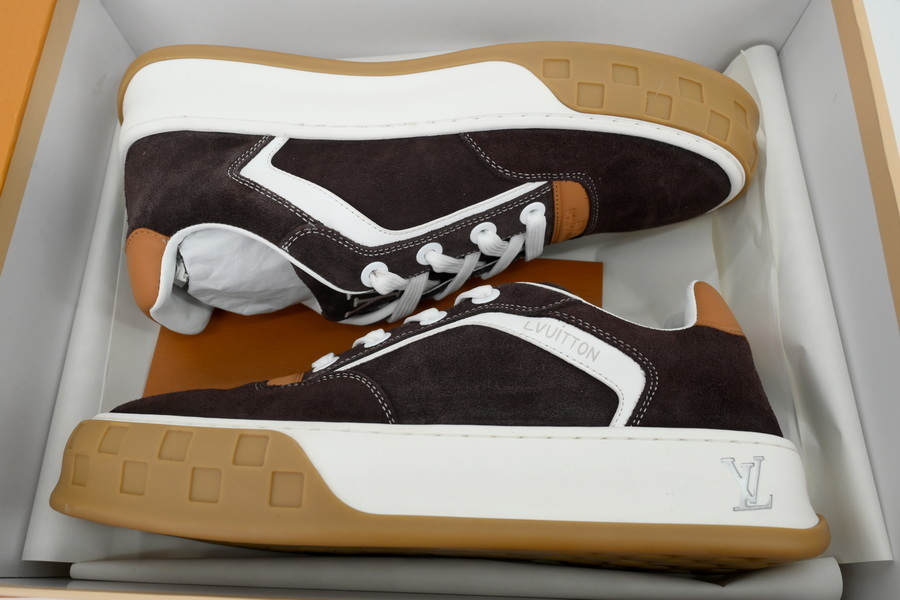 Louis Vuitton LV Tilted Sneaker Coffee Brown