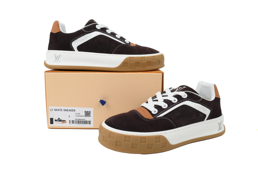 Louis Vuitton LV Tilted Sneaker Coffee Brown