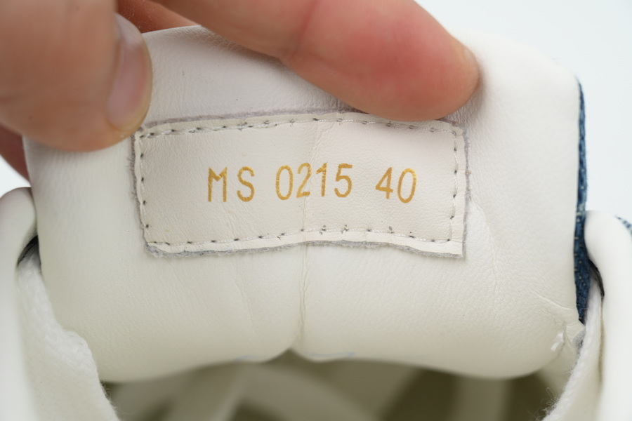 Louis Vuitton LV Tilted Sneaker Denim Blue Print