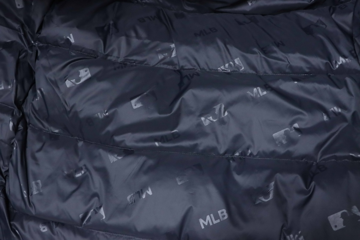 MLB 2nd Generation Gray Workwear Down Jacket With Large Fur Collar