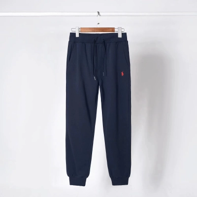 Ralph Lauren Pants Navy (Red Logo Print & Navy Drawstring) 01