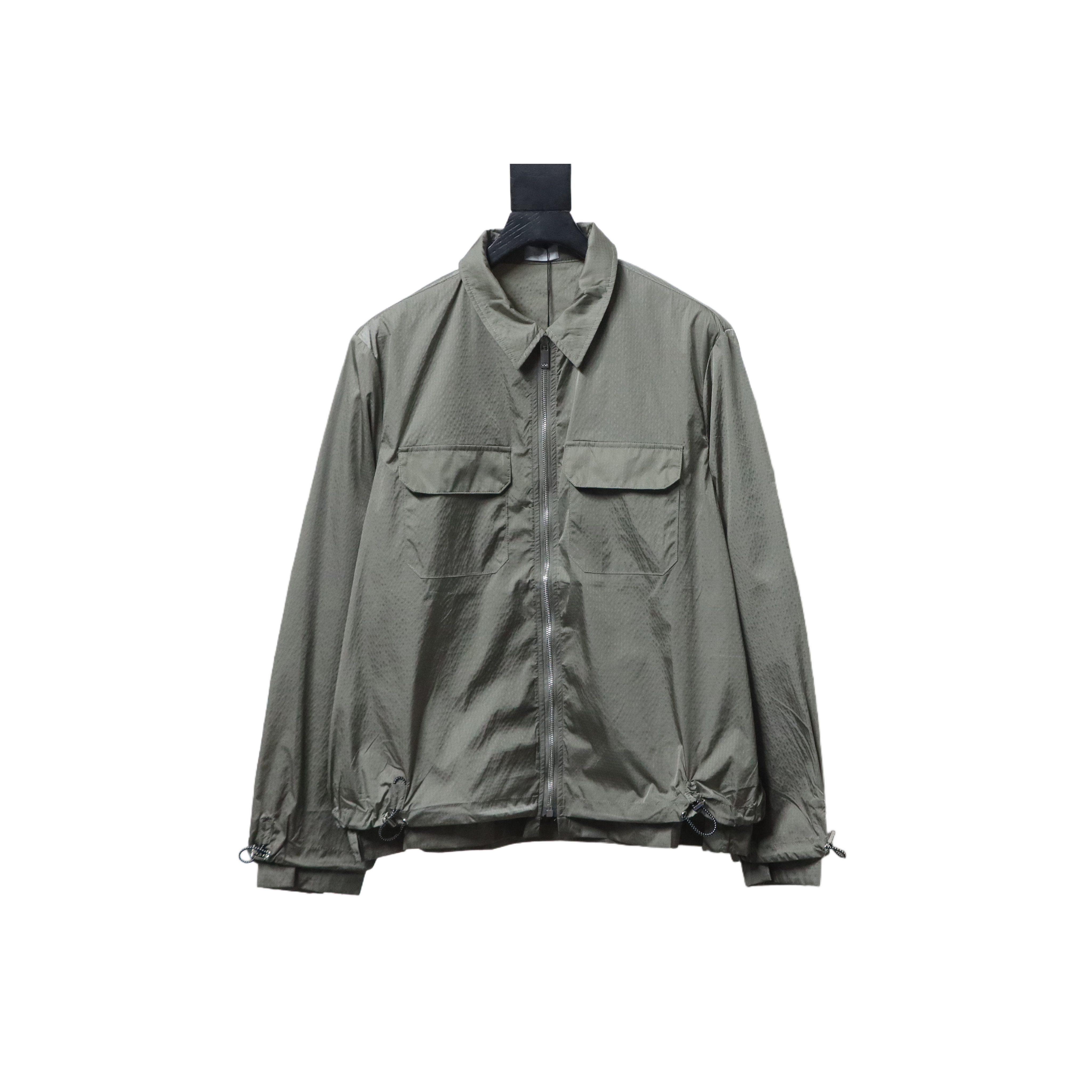Dior Multi-pocket Zip-up Jacket Dark Green
