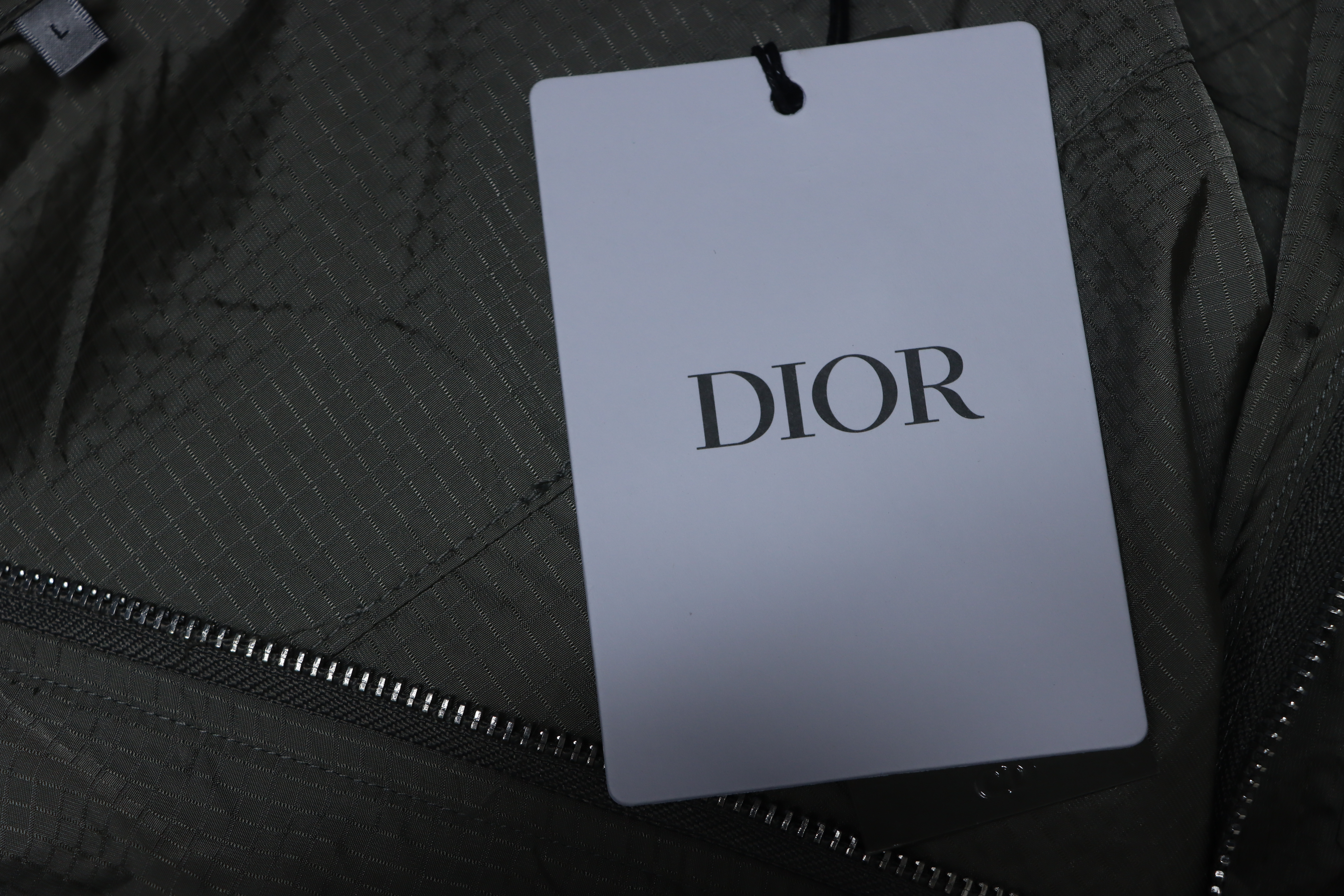 Dior Multi-pocket Zip-up Jacket Dark Green