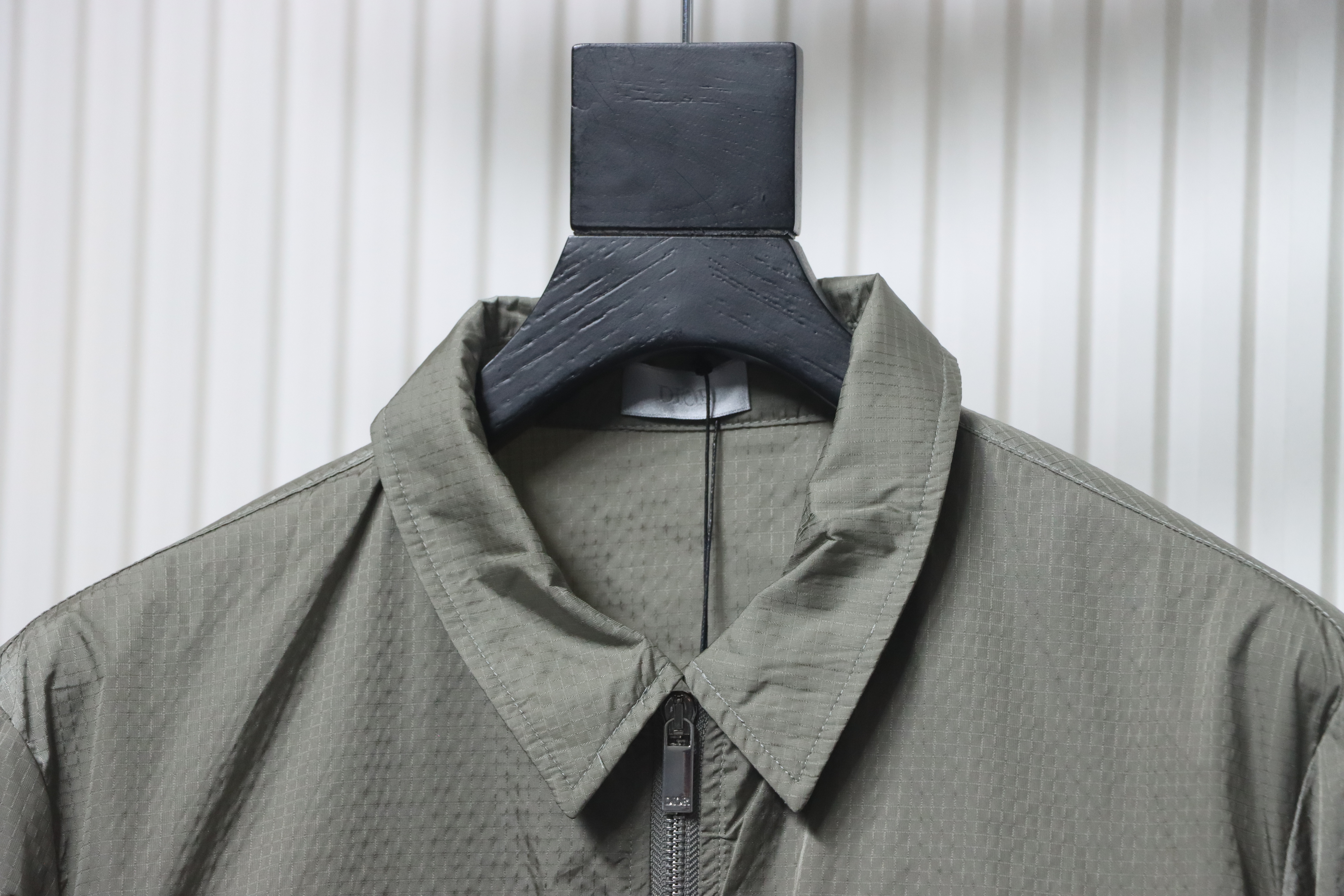 Dior Multi-pocket Zip-up Jacket Dark Green