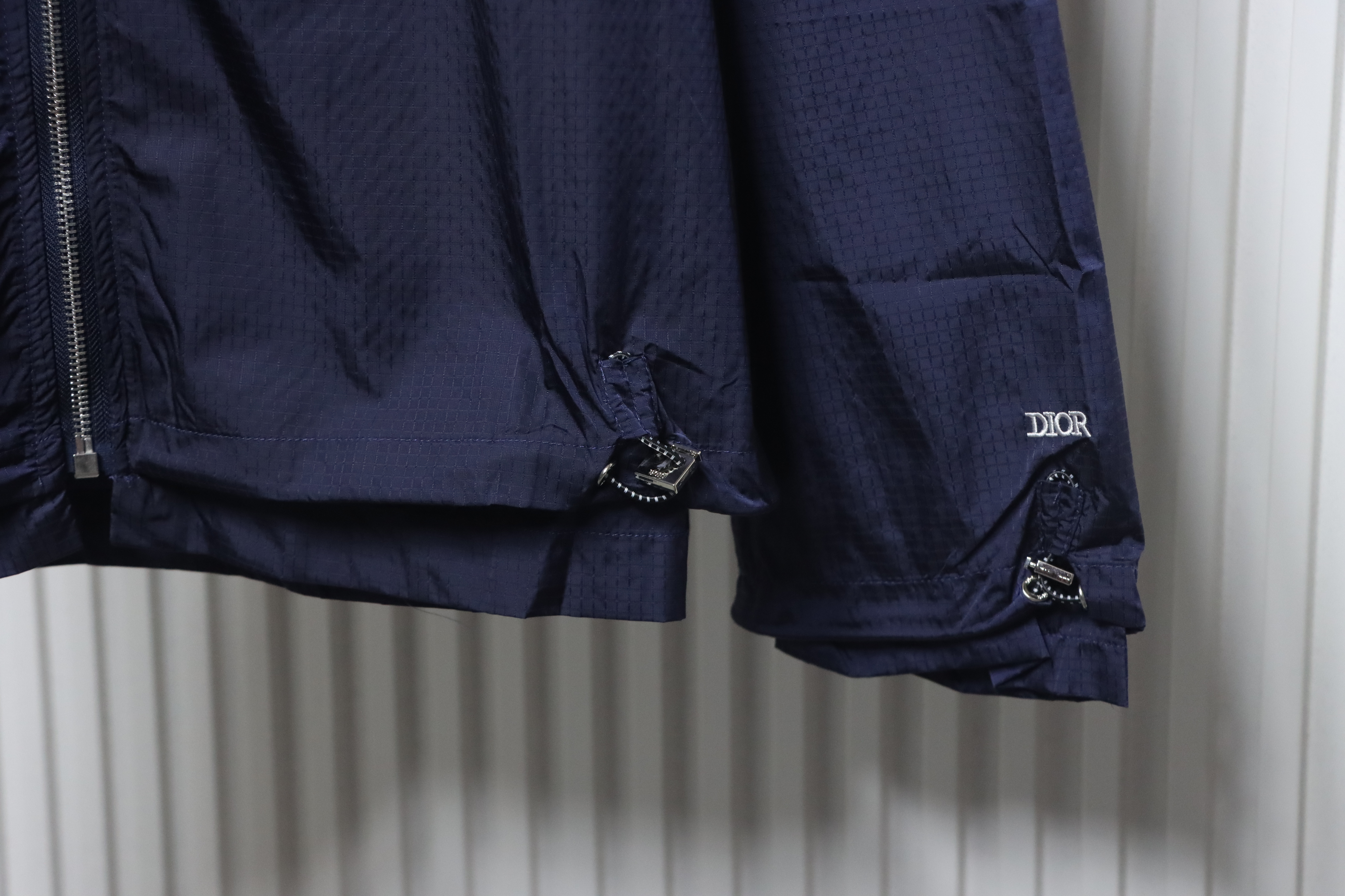 Dior Multi-pocket Zip-up Jacket Navy Blue