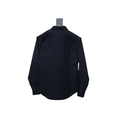 Dior Snake Logo Embroidered Denim Jacket Black 02