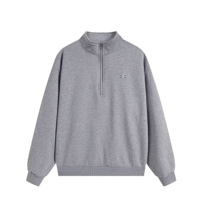 Alo Yoga Accolade 1/4 Zip Pullover Gray 01