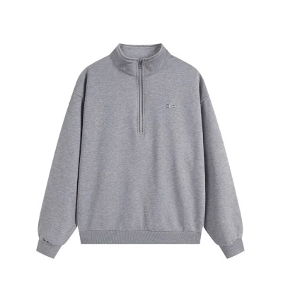 Alo Yoga Accolade 1/4 Zip Pullover Gray 01