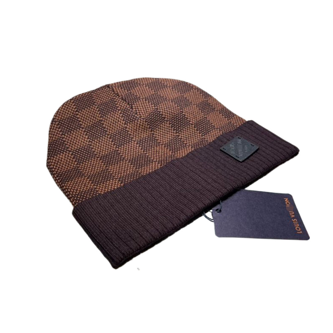 Louis Vuitton Petit Damier Beanie Brown