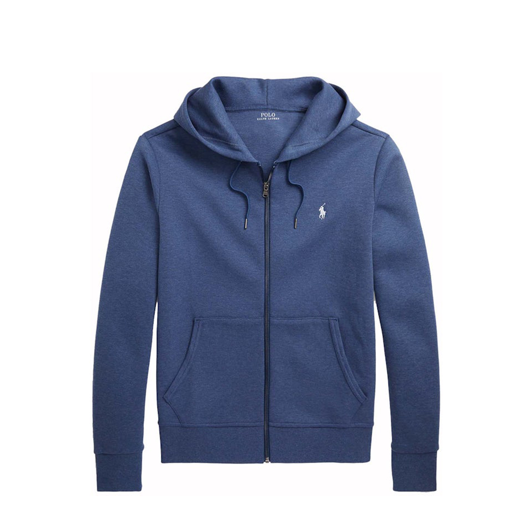 Polo Ralph Lauren Double-Knit Full-Zip Hoodie and Double-Knit Jogger Pant Set Derby Blue Heathe