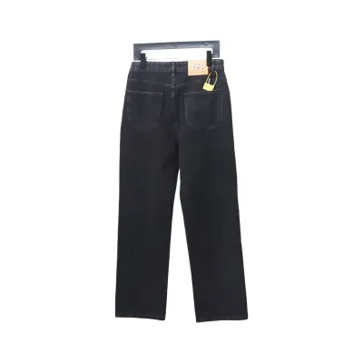 Balenciaga Letter-print Multi-label Jeans Black 02