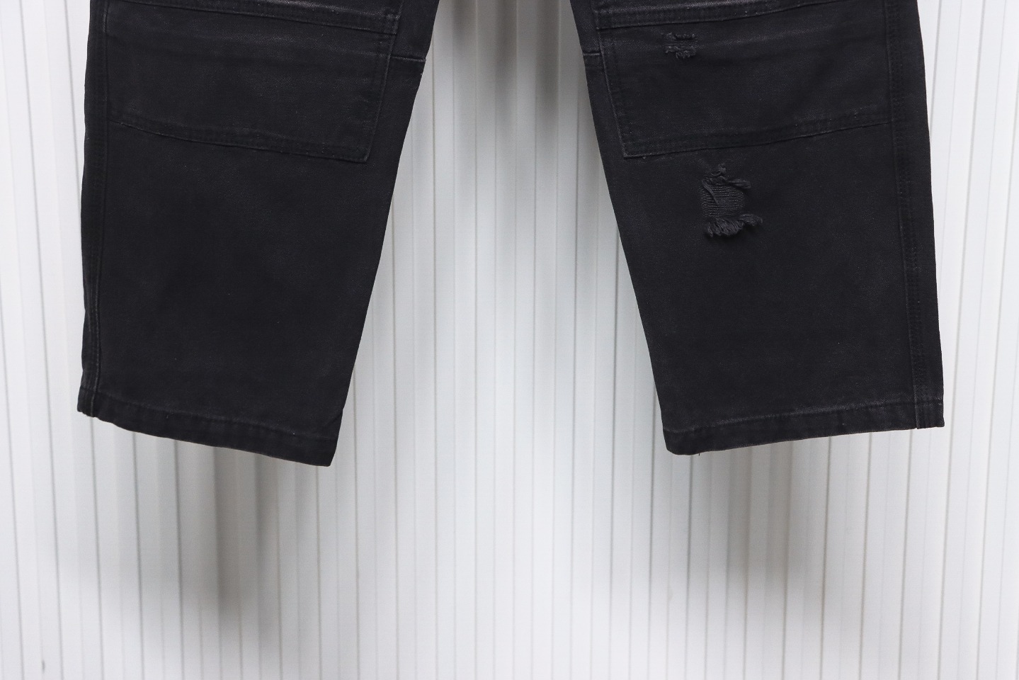 Balenciaga Distressed Jeans Washed Black