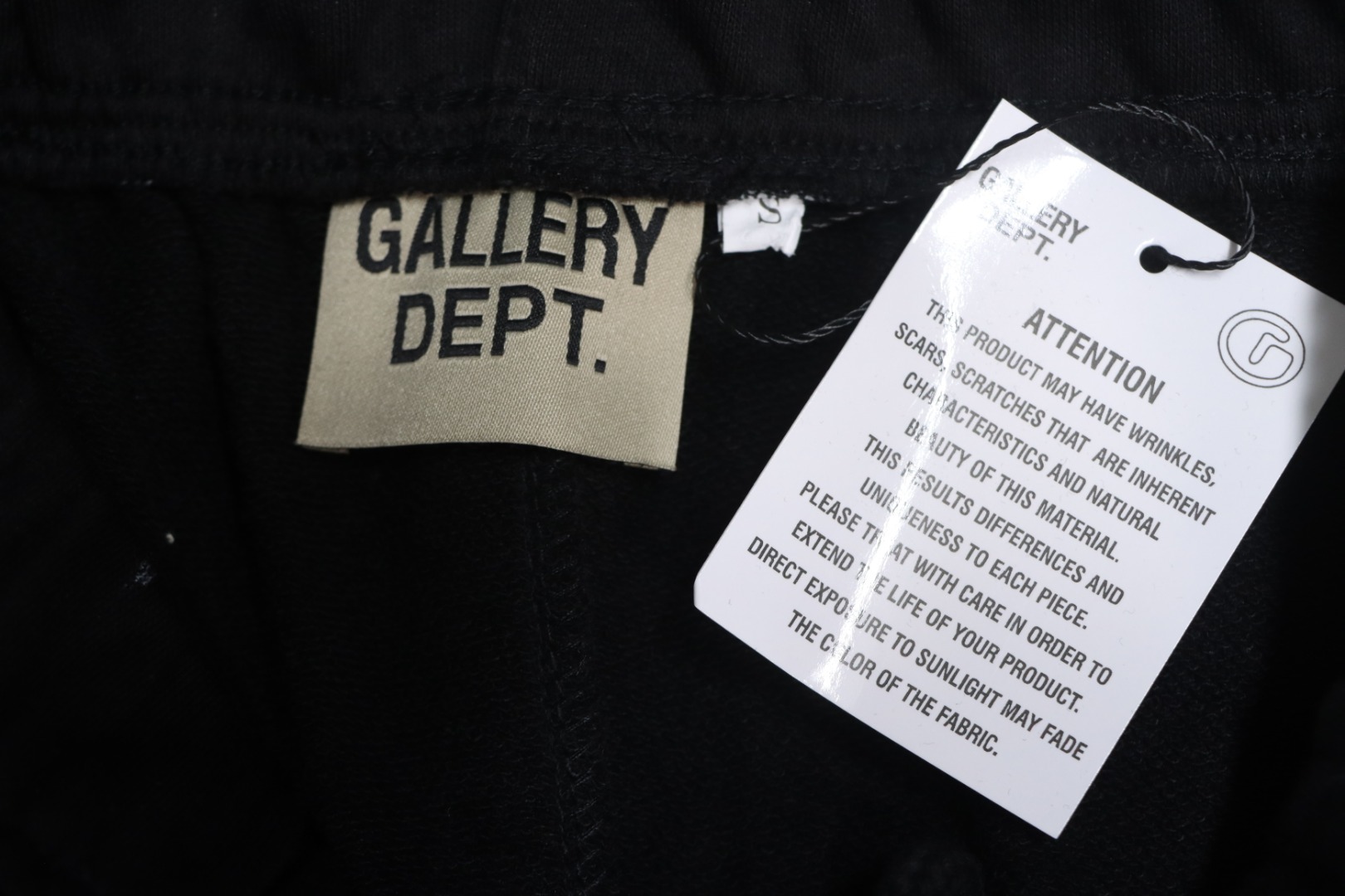 Gallery Dept Graffiti Splatter Sweatpants Black