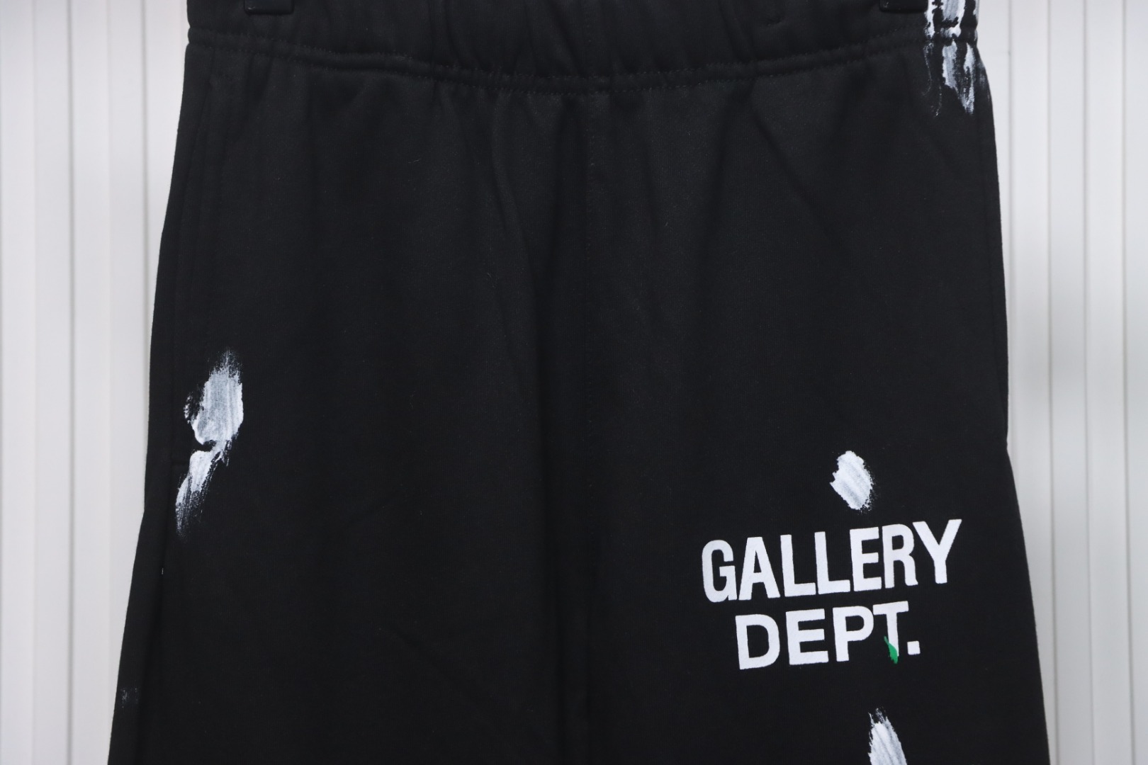 Gallery Dept Graffiti Splatter Sweatpants Black
