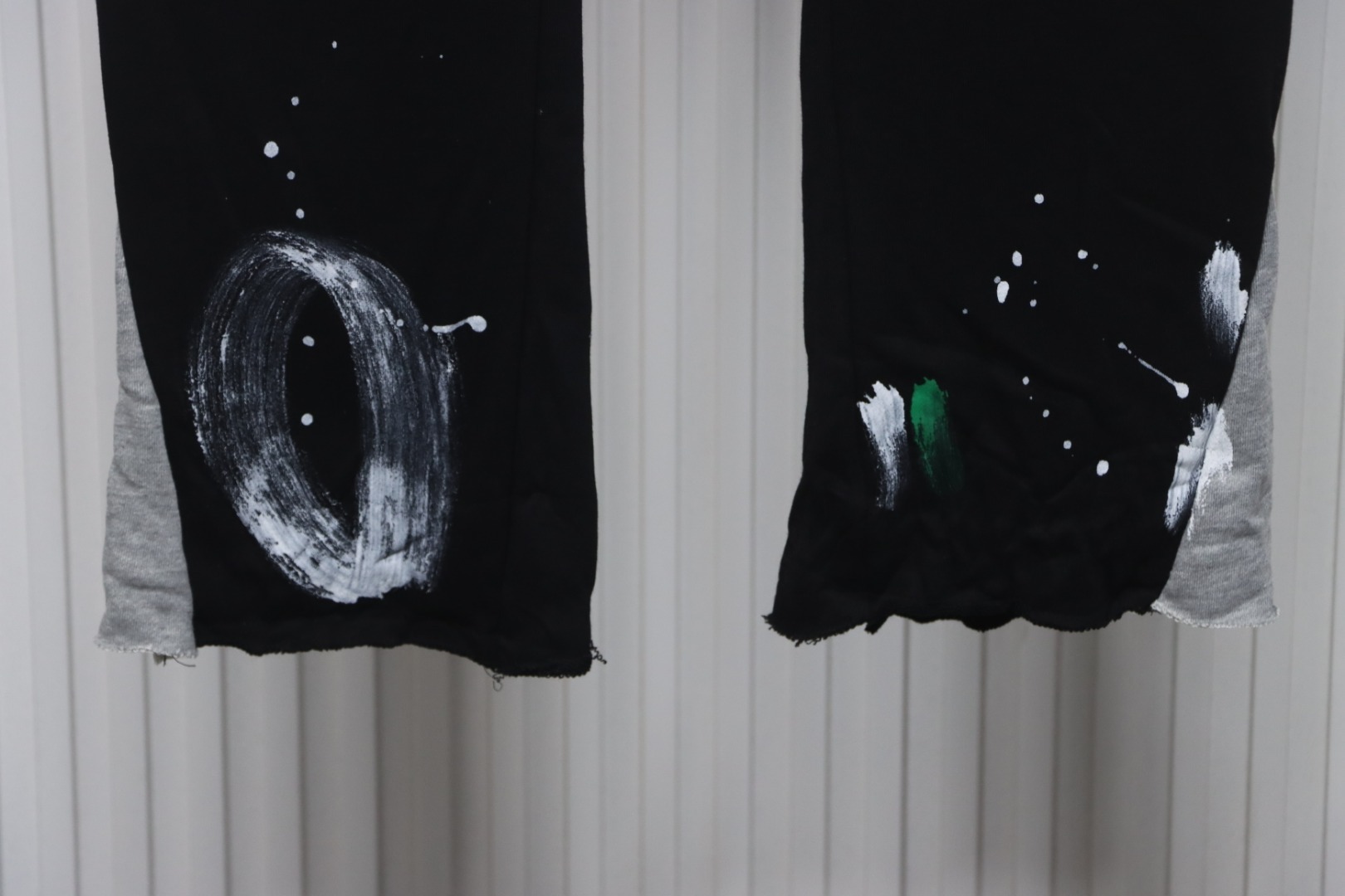 Gallery Dept Graffiti Splatter Sweatpants Black