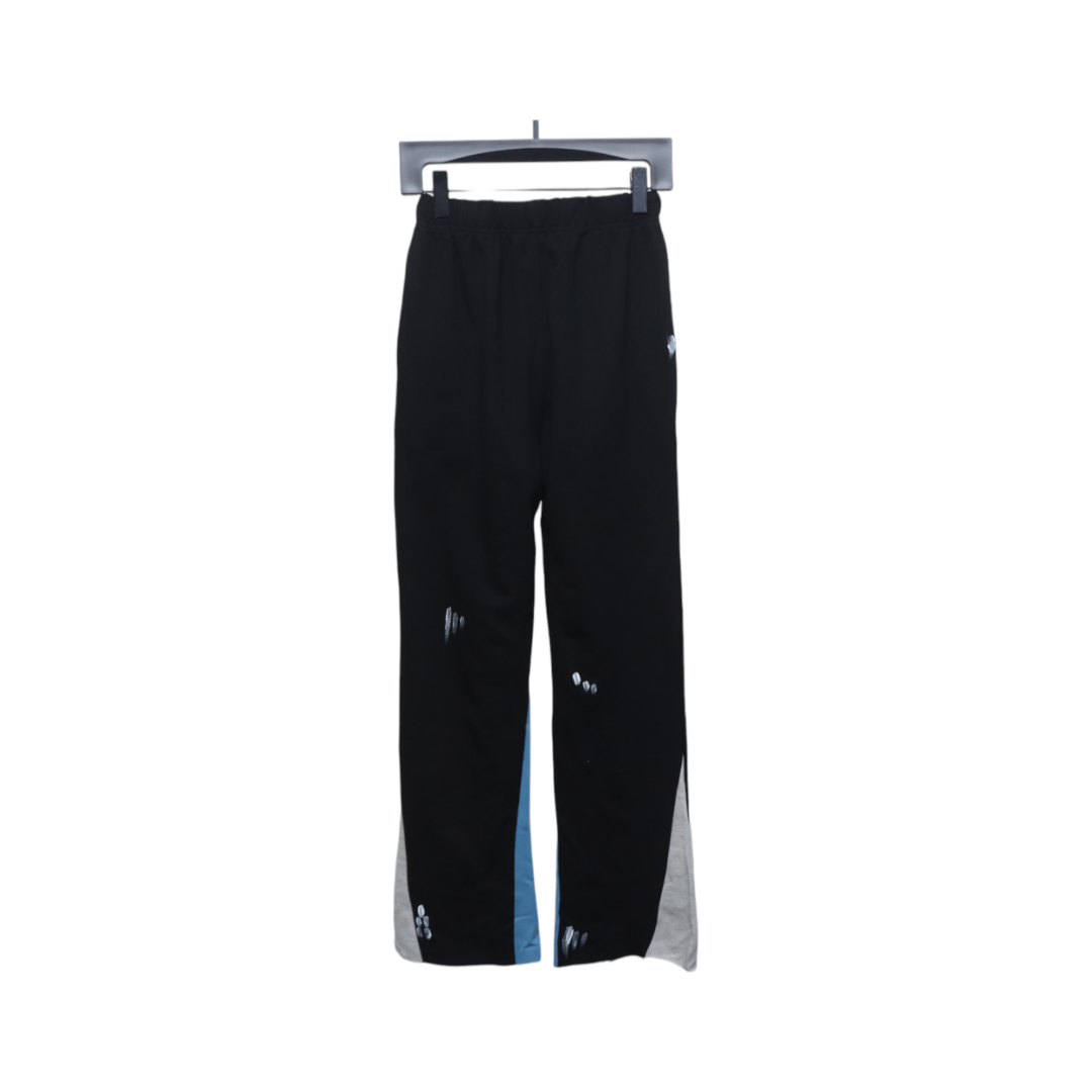 Gallery Dept Graffiti Splatter Sweatpants Black Blue
