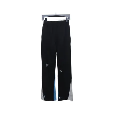 Gallery Dept Graffiti Splatter Sweatpants Black Blue 02