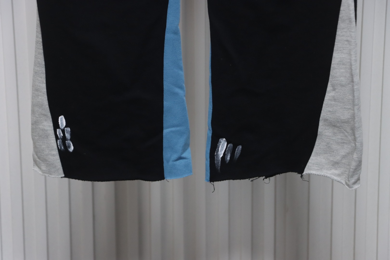 Gallery Dept Graffiti Splatter Sweatpants Black Blue