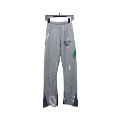 Gallery Dept Graffiti Splatter Sweatpants Gray 01