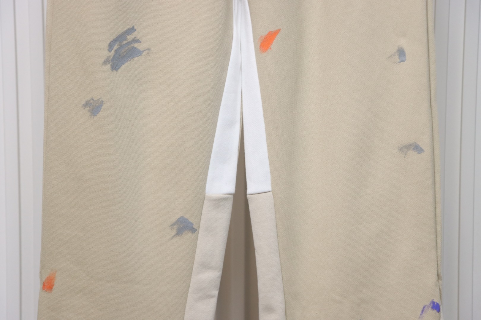 Gallery Dept Graffiti Splatter Sweatpants Yellow