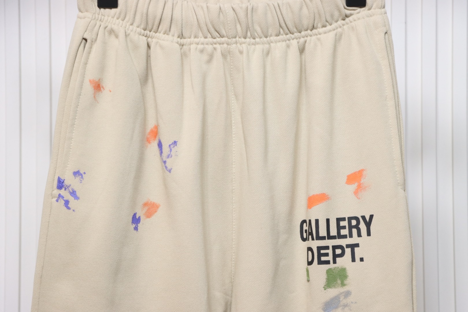 Gallery Dept Graffiti Splatter Sweatpants Yellow