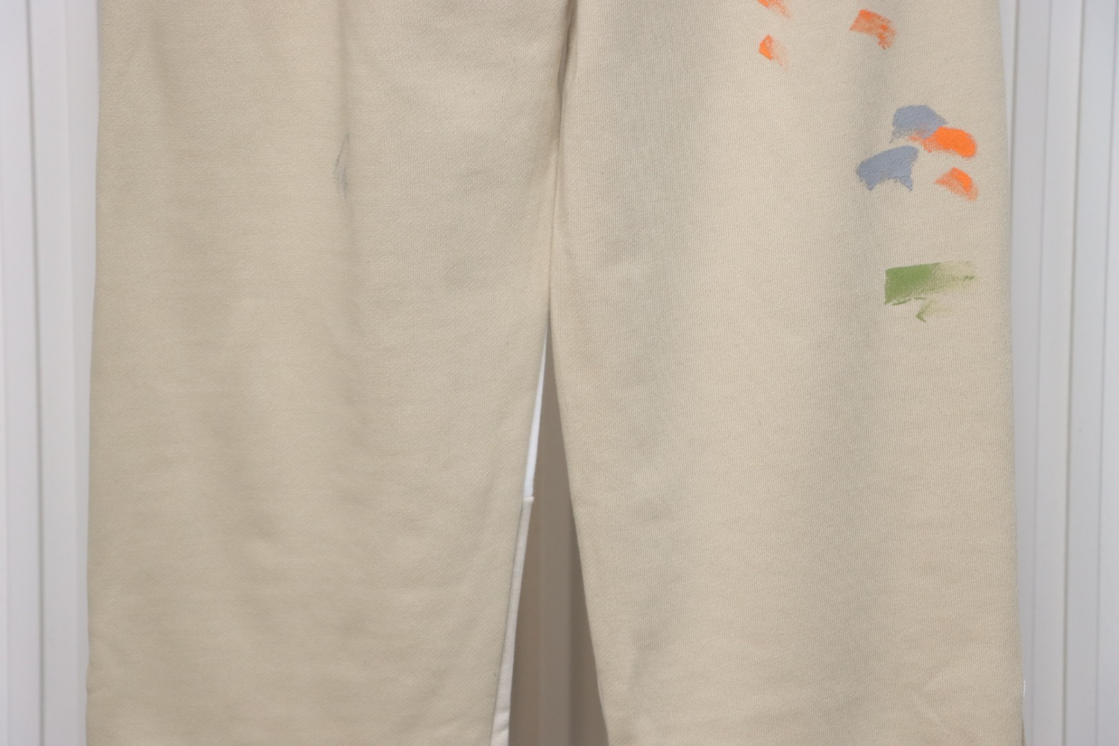 Gallery Dept Graffiti Splatter Sweatpants Yellow