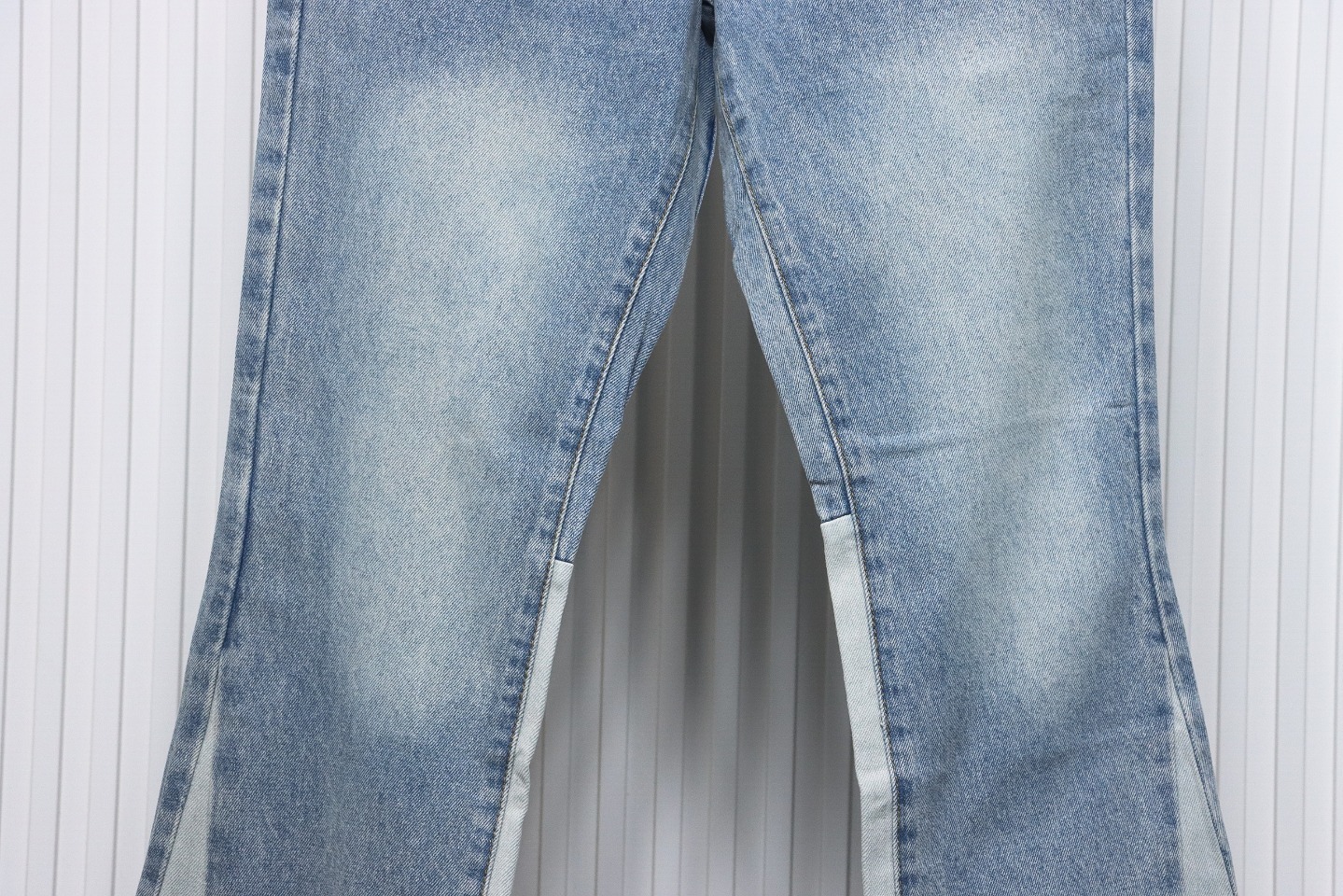 Gallery Dept Patchwork Flared Jeans Washed Blue