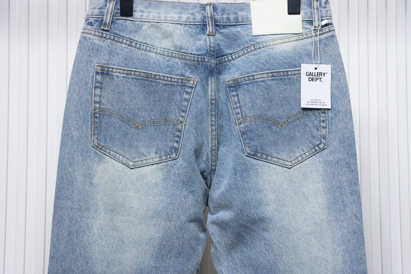 Gallery Dept Patchwork Flared Jeans Washed Blue