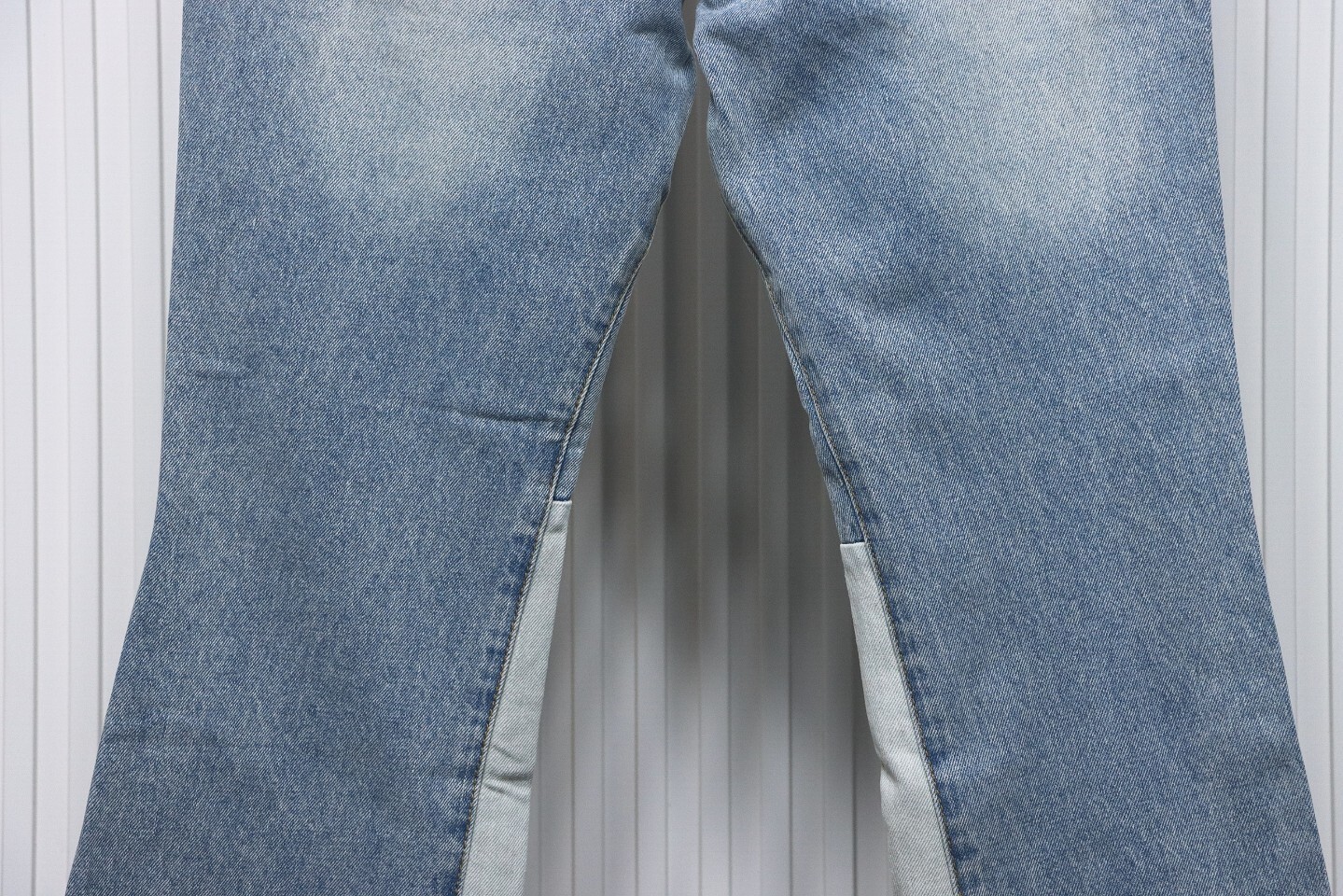 Gallery Dept Patchwork Flared Jeans Washed Blue