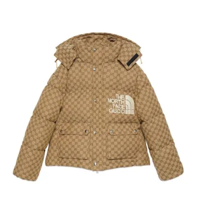 Gucci x The North Face Print Jacket Beige/Ebony 01