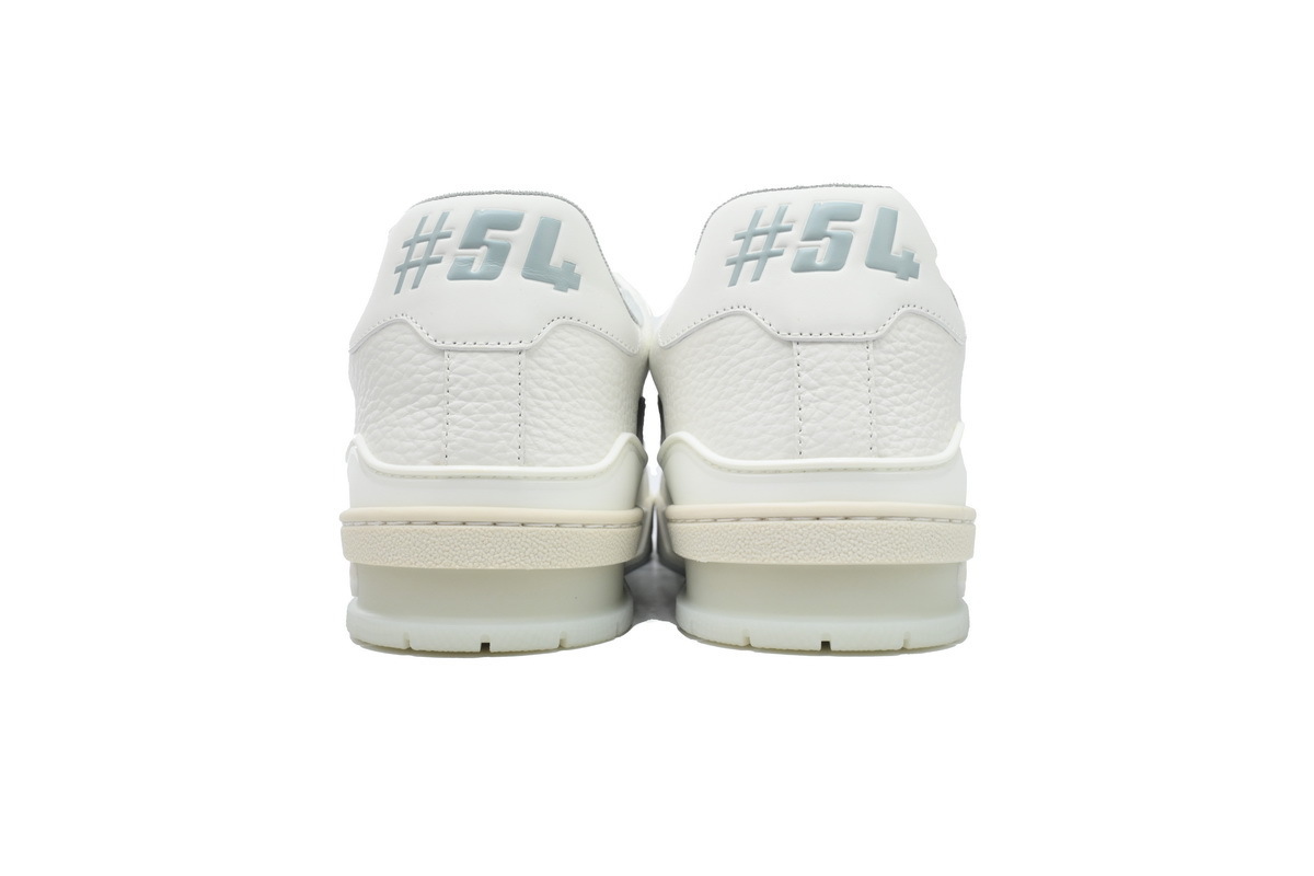 Louis Vuitton Trainer White Litchi Pattern FD0221