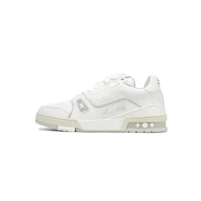 Louis Vuitton Trainer White Litchi Pattern FD0221 01